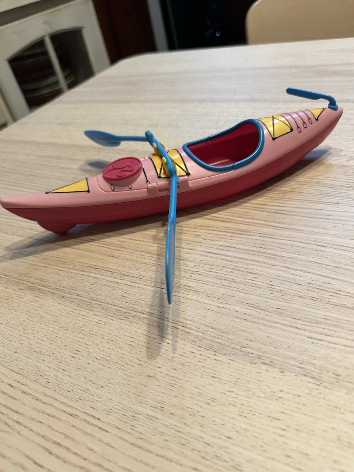 Barbie Kayak Canoa Barco con Paleta - Rosa y Azul - Repuesto Foto 3 de 3