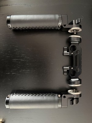 NICEYRIG Shoulder Rig Standard ARRI Rosette Leather Handle Grips