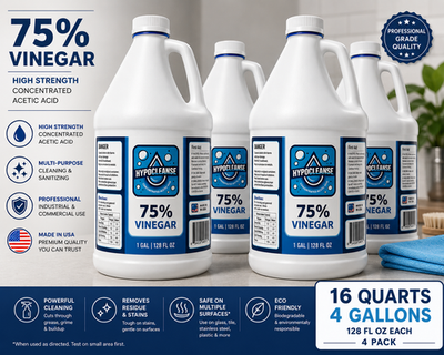 #ad 75% Vinegar Concentrated Acetic Acid All Natural Cleaning Vinegar 4 Gal $119.99