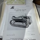 Fiat crawler tractor Model OM 3540C NIAE 4 page Test Report 1953