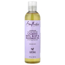 Calming Bath, Body  Massage Oil, Delicate Skin, Lavender  Wild Orchid, 8 fl oz