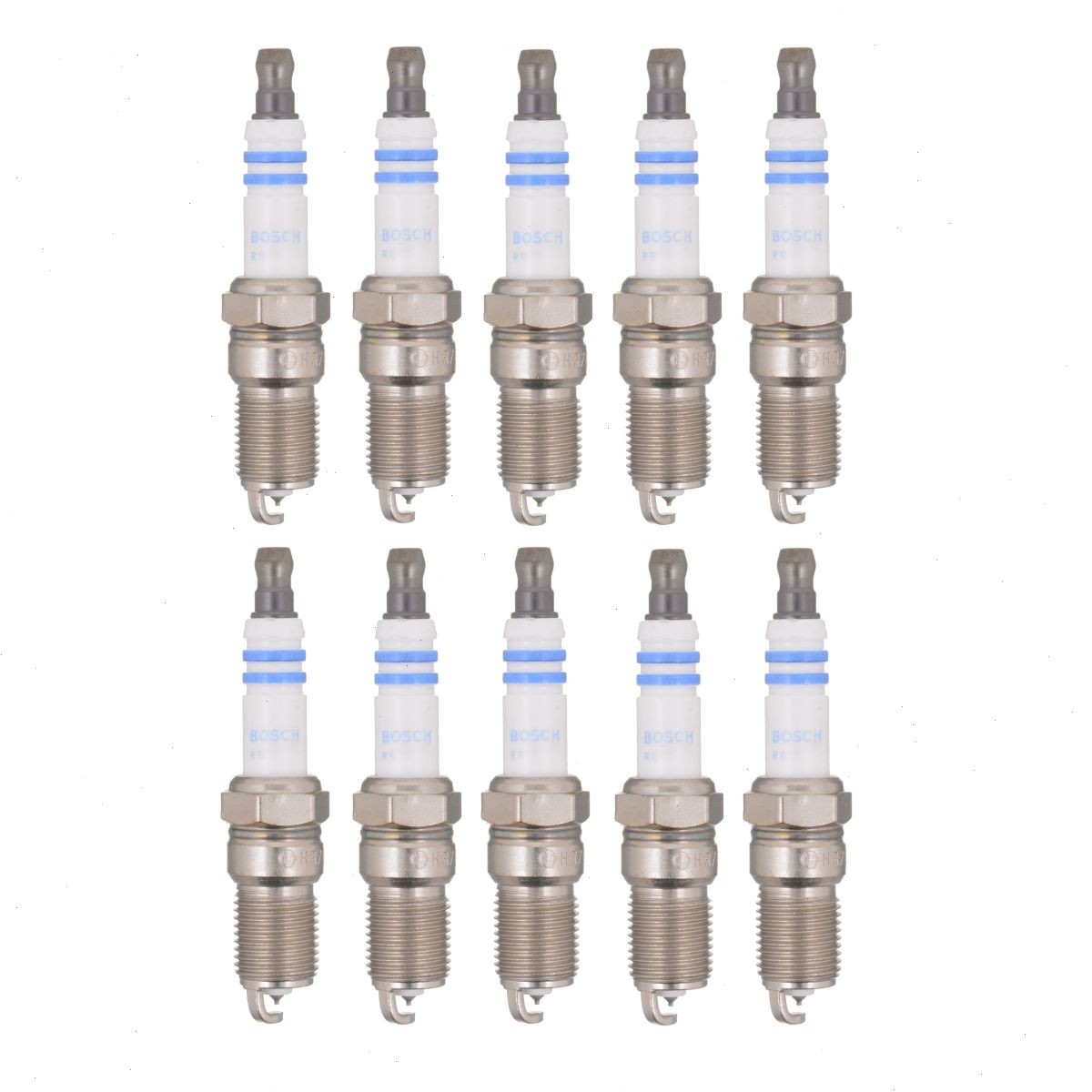 10 pc Bosch Platinum Spark Plugs for 1997 Ford E-350 Econoline 6.8L V10 rp