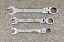 Westward 3 Piece METRIC Swivel Combination Ratchet Wrench Set