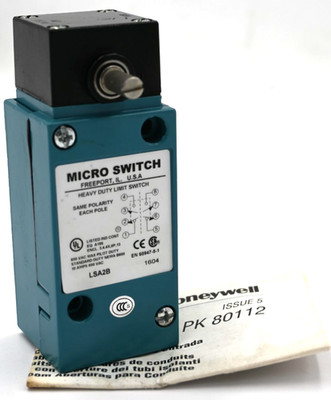 Honeywell Micro Switch LSA2B 10 A 600 VAC HEAVY DUTY LIMIT SWITCH