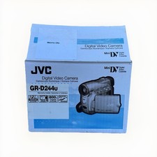 JVC GR-D244U Mini-DV Camcorder Video Camera Open Box Battery Charger Cables More