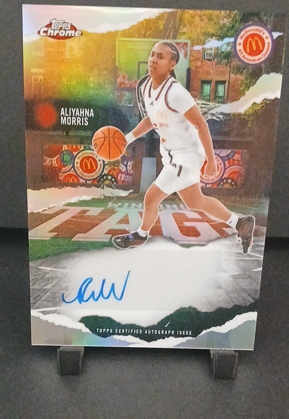 2025 Topps Chrome Mcdonald's All American - Winning Tags Aliyahna Morris #WT-AMO