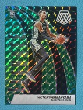 Victor Wembanyama 2023-24 Panini Mosaic Elevate Green Rookie RC Spurs #18