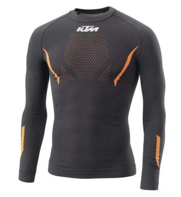 KTM PowerWear Performance Summer Longsleeve Undershirt Sz Large Free Shipping!