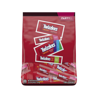 Twizzlers Chewy Candy Bulk Party Pack Assorted Flavors 46.34 oz. (94479)