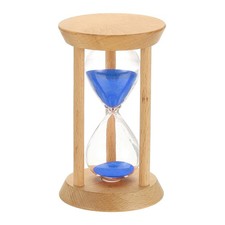 1 Stück 30-Minuten Sanduhr aus Holz für Zuh...