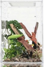 10 Gallon Reptile Tank 12x12x18 Crested Gecko Tank Enclosure Acrylic Habitat