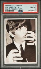1964 Topps Beatles Movie A Hard Day’s Night Ringo #32 – PSA 8 (NM-MT)