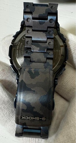 Casio G-Shock GMW-B5000TCF-2 Brand New Titanium Square Blue Camo Limited Edition - Picture 7 of 10