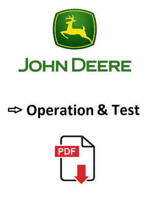   John Deere 8110 8210 8310 8410 Tractor Operation & Test Manual Service TM1797