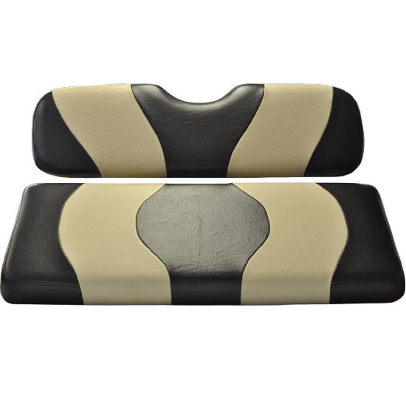 Madjax Wave Black/Tan Two-Tone Seat Covers | For Genesis 150
