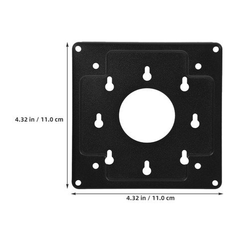2 Pcs Hanger Bracket Computer Screen Arms Kit Backup Monitor Mount - Photo 9/12