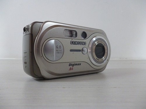 Samsung Digimax A6 6.0MP Compact Digital Camera Silver Tested