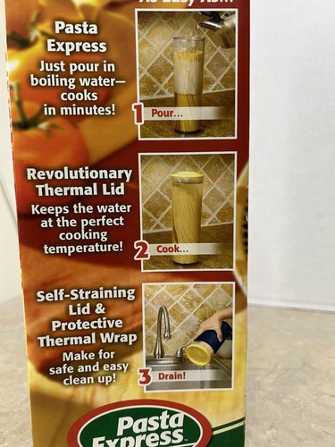 Pasta Express Cooker Pasta Maker Container Fast Easy As Seen On TV Vintage 2005 - Picture 5 of 5