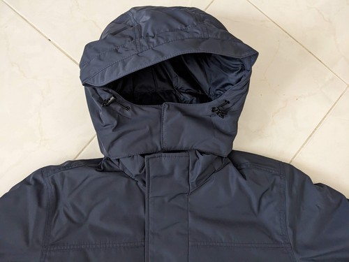 Everlane Mens The ReNew Short Parka - India Ink(Navy Grey) Size S - Picture 4 of 24
