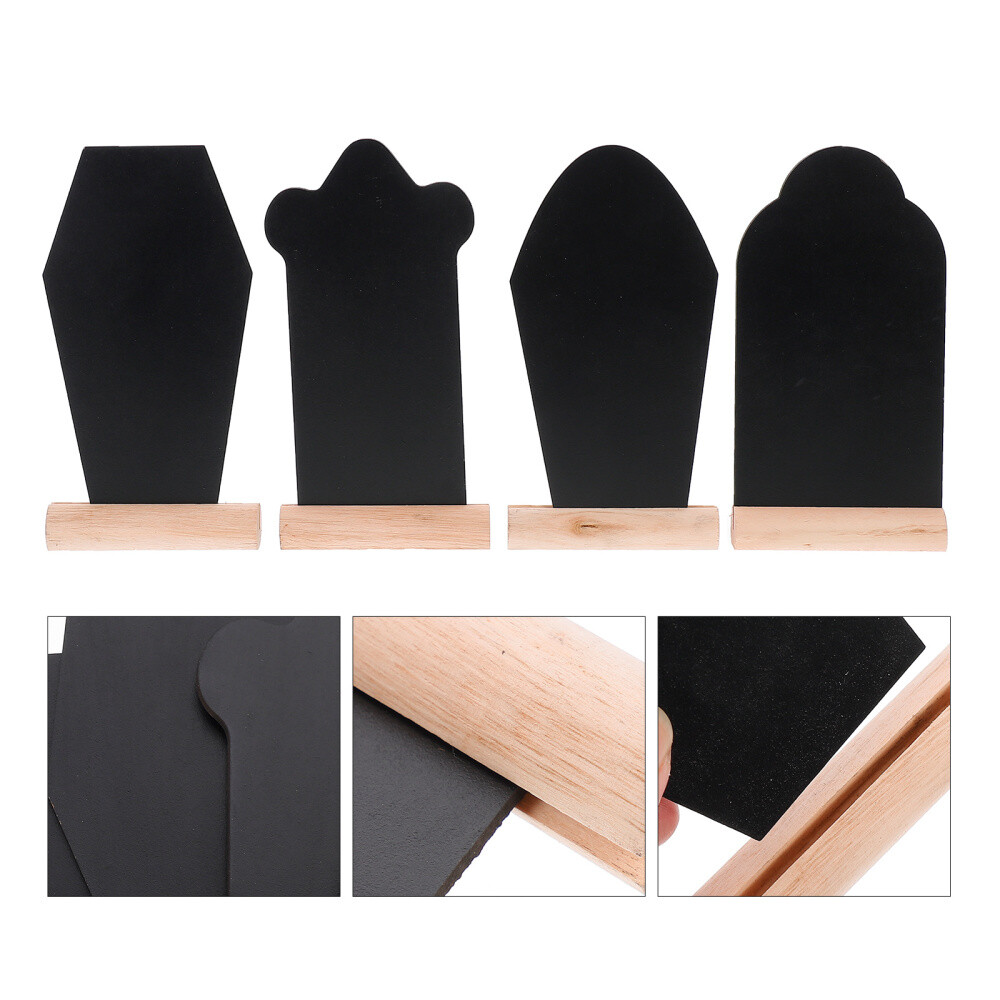 4pcs easel chalkboard Coffin Table Number Small Tabletop
