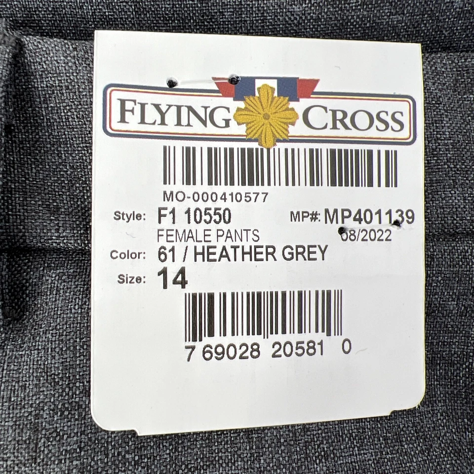 Flying крест женские брюки размер 14 вересковый серый (F1 10550) Бесплатная доставка!!! - Изображение 3 из 4