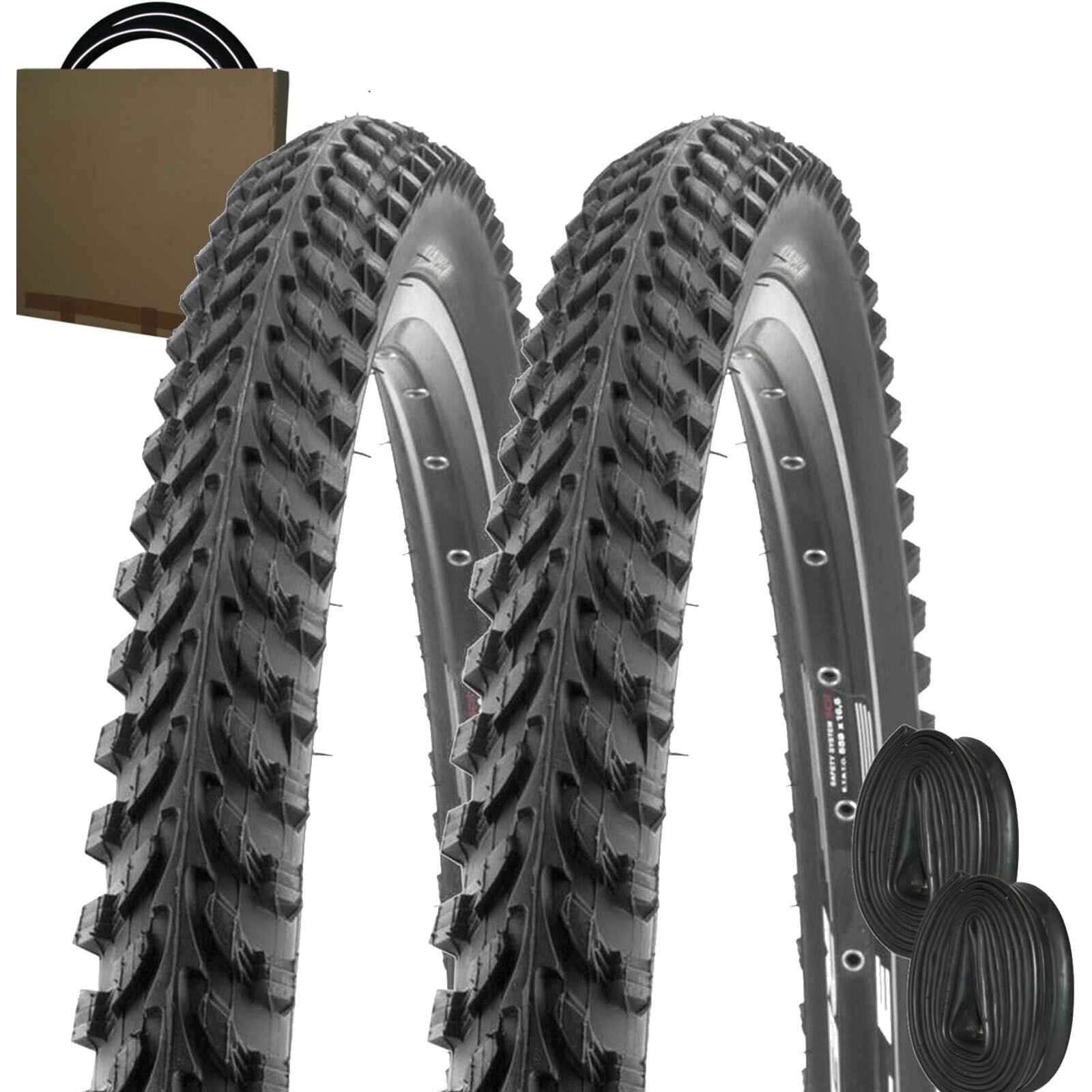 Kenda K-898 MTB Reifen 26x1.95 - 2 Reifen + 2 Schläuche + Reifenheber