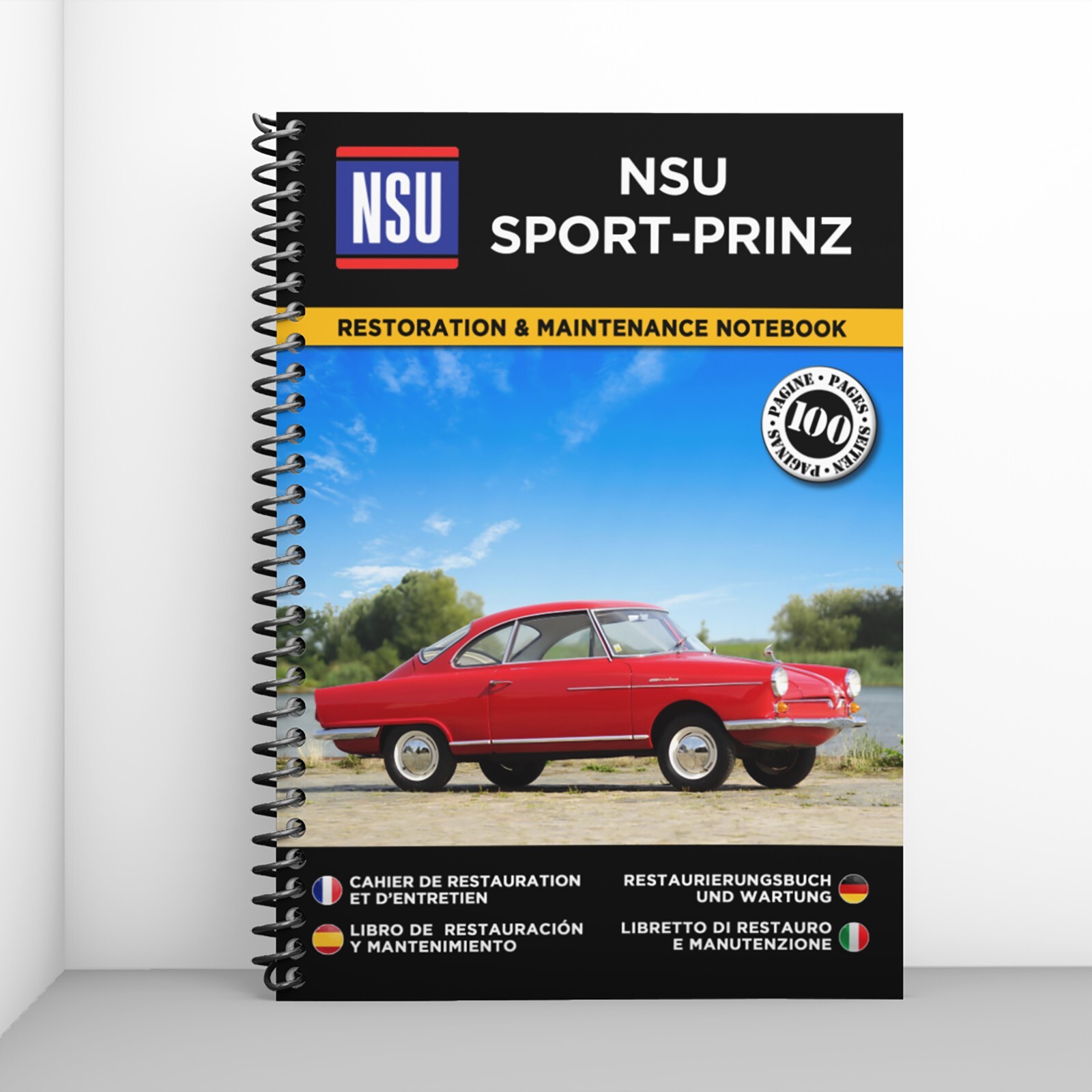 Cahier de restauration pour NSU Sport-Prinz guide d entretien format A4 broché