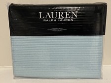 Ralph Lauren Spencer Matelasse Quilted Stitch Soft Teal European Euro Sham NWT