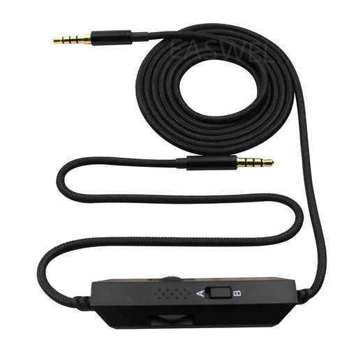 Audio Cable Inline Control Gaming HeadsetB Replacement for Logitech G633  G933 | eBay