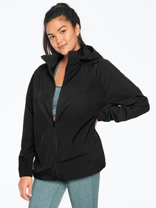 Download Victoria Secret Pink Mock Neck Anorak Jacket. Black /PINK Logo Size L/XL. NWT | eBay