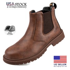 Botas De Trabajo Para Hombre Mens Safety Shoe Indestructible Steel Toe Work Boot