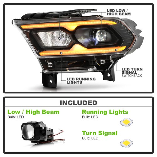 For 2021-2024 Dodge Durango Black Bezel AFS FULL LED Projector Headlight Driver - Picture 4 of 10