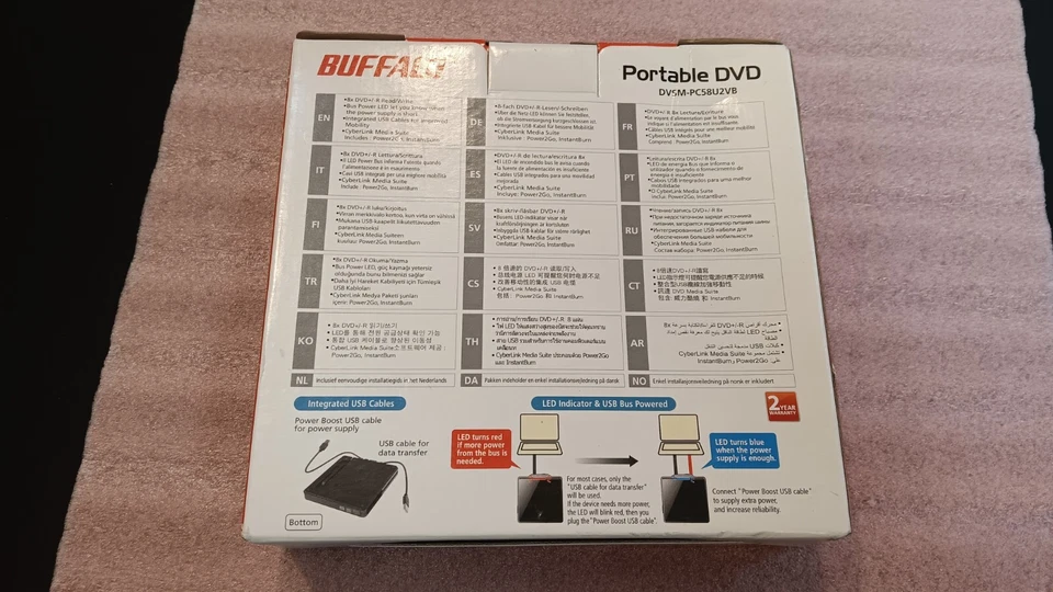 New In Box Buffalo Portable DVD DVSM-PC58U2VB - Image 2 of 3