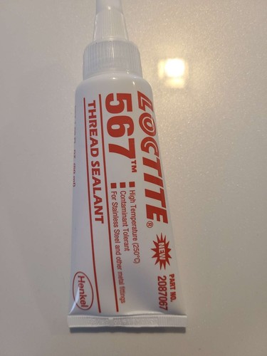 Loctite 2087067 Loctite 567 Thread Sealant Pipe Thread Sealant, 50Ml, Tube,
