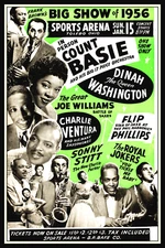 Count Basie Big Band Concert Poster Canvas Print Fridge Magnet 6x8 Large