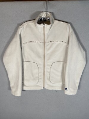 Patagonia  Womens Synchilla Windzone Fleece Jacket Thick & Warm Cream SMALL