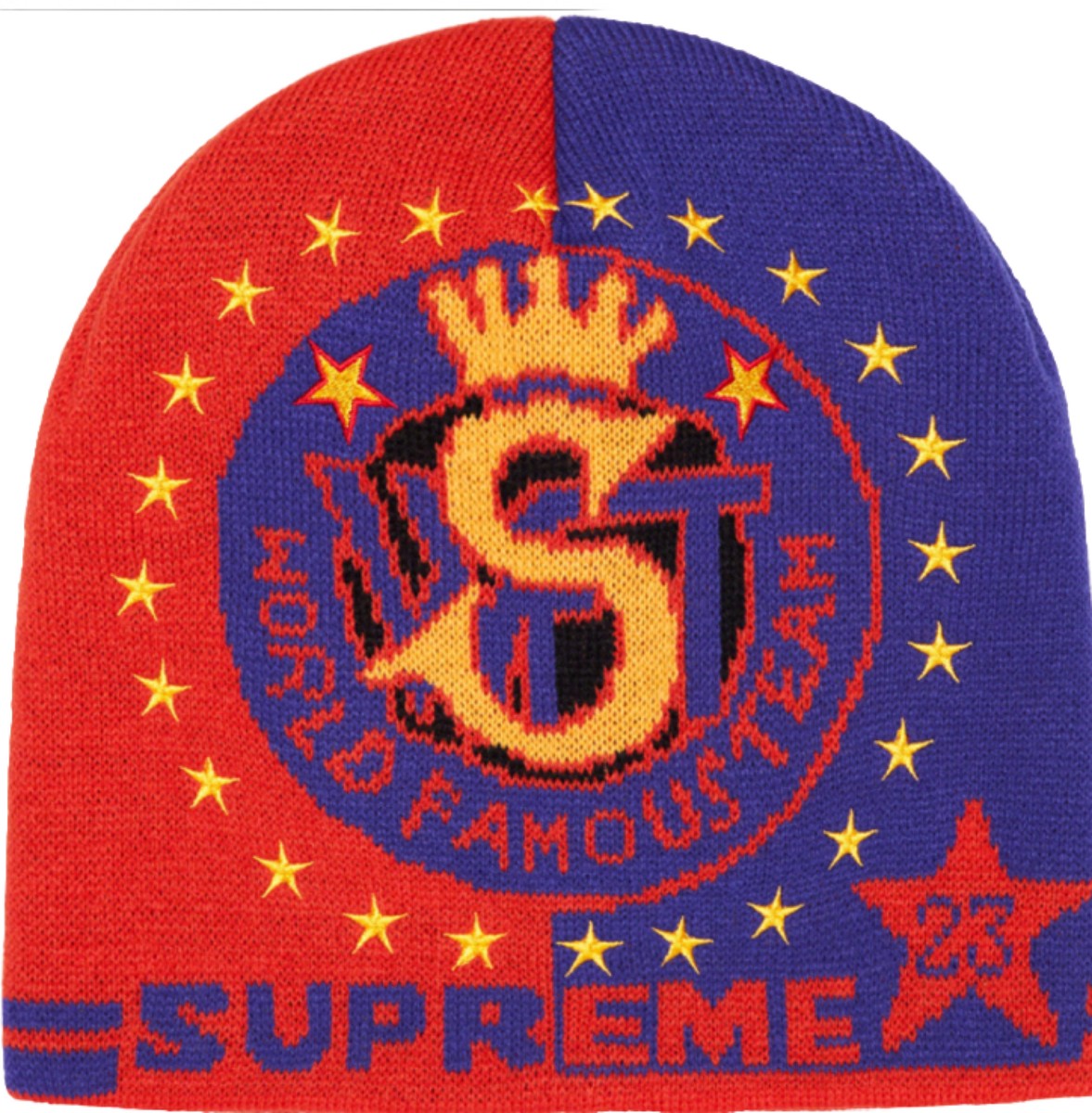 SUPREME/UMBRO BEANIE/ RED OS FW23 WEEK 5 (100% AUTHENTIC