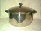 New ListingNice Hugh Vintage Farberwar 12 Qt Stock Pot & Lid Aluminum Clad Stainless Steel