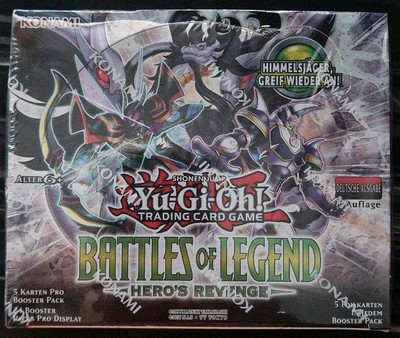 Yugioh Battles of Legend Heros Revenge Display DE NEU OVP
