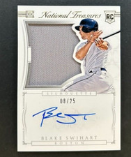 2015 Panini National Treasures - Blake Swihart #28 Red Sox - RC Patch AUTO /25