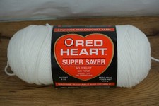 Red Heart White Yarn 8oz