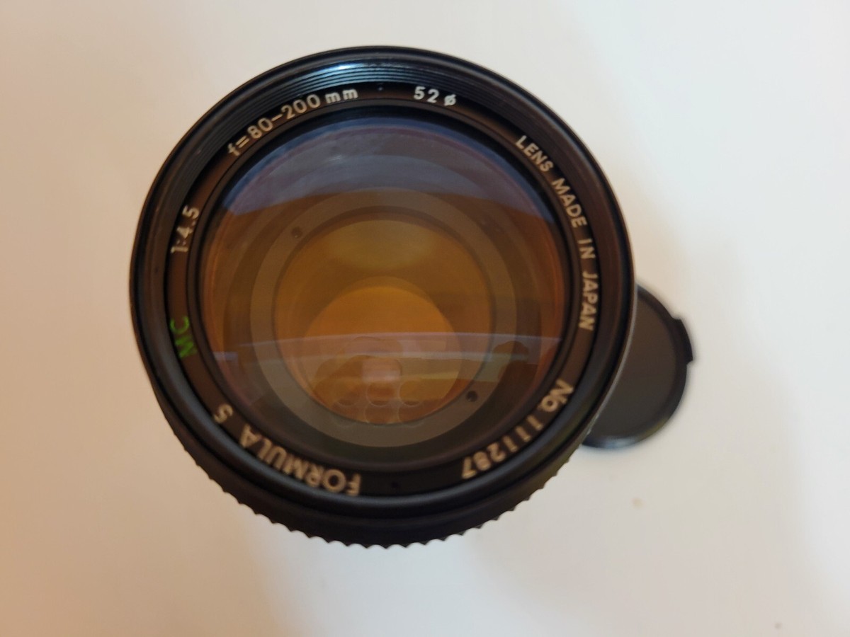 Formula 5 MC Lens 1:4.5 F=80-200mm - Made in Japan M42 Screw Mount