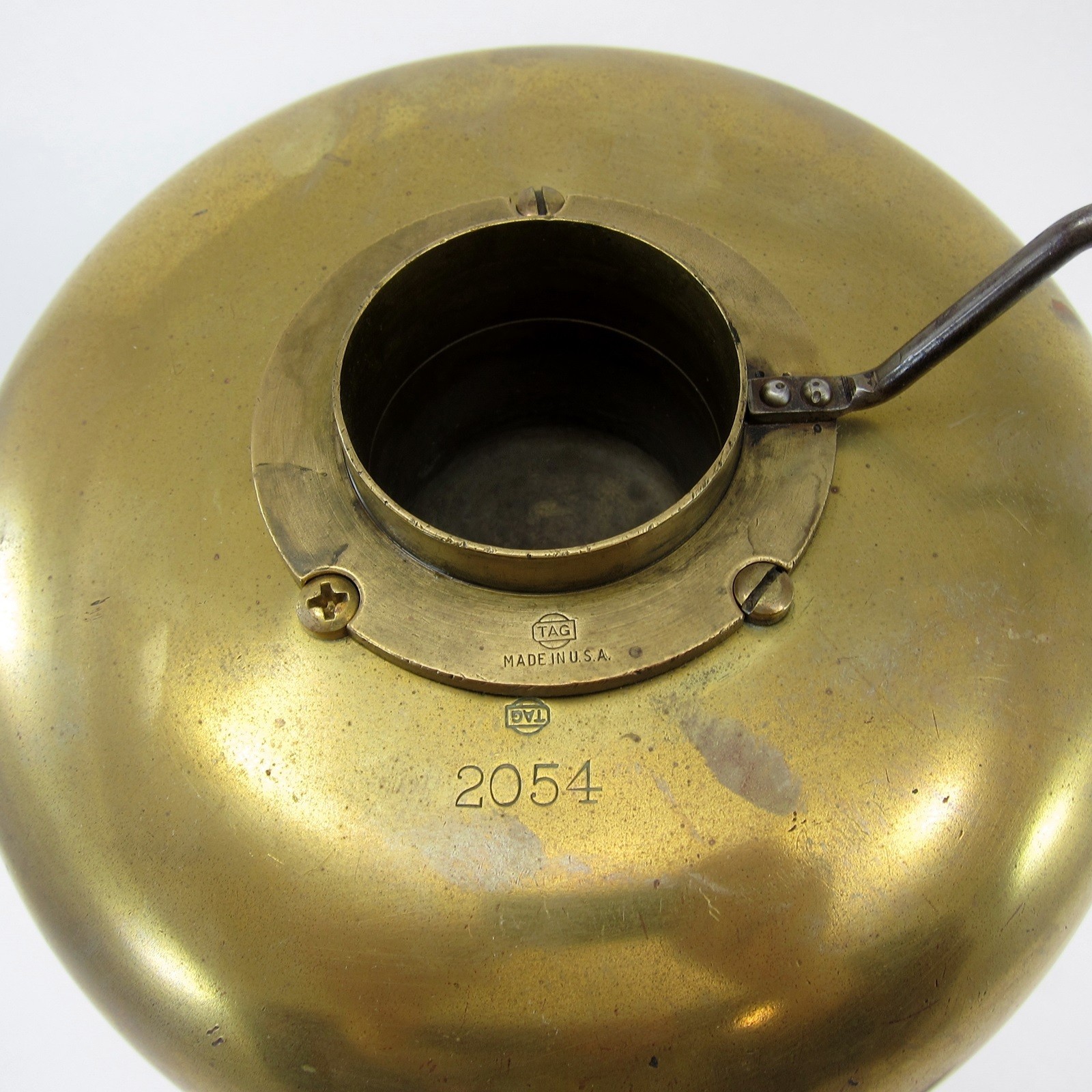 C.J. TAGLIABUE Antique #2054 PETROLEUM/OIL FLASH POINT TESTER Baggage Battles - Picture 6 of 8
