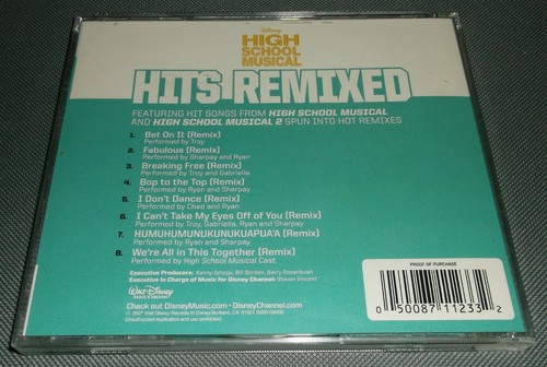 Disney Channel High School Musical Hits Remixed Hot Remixes Music CD 2007 - Picture 3 of 3