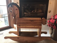 Handmade Craftson Solid Wood Rocking Horse