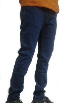 Mens Skinny Jeans Slim Fit Denim Super 
