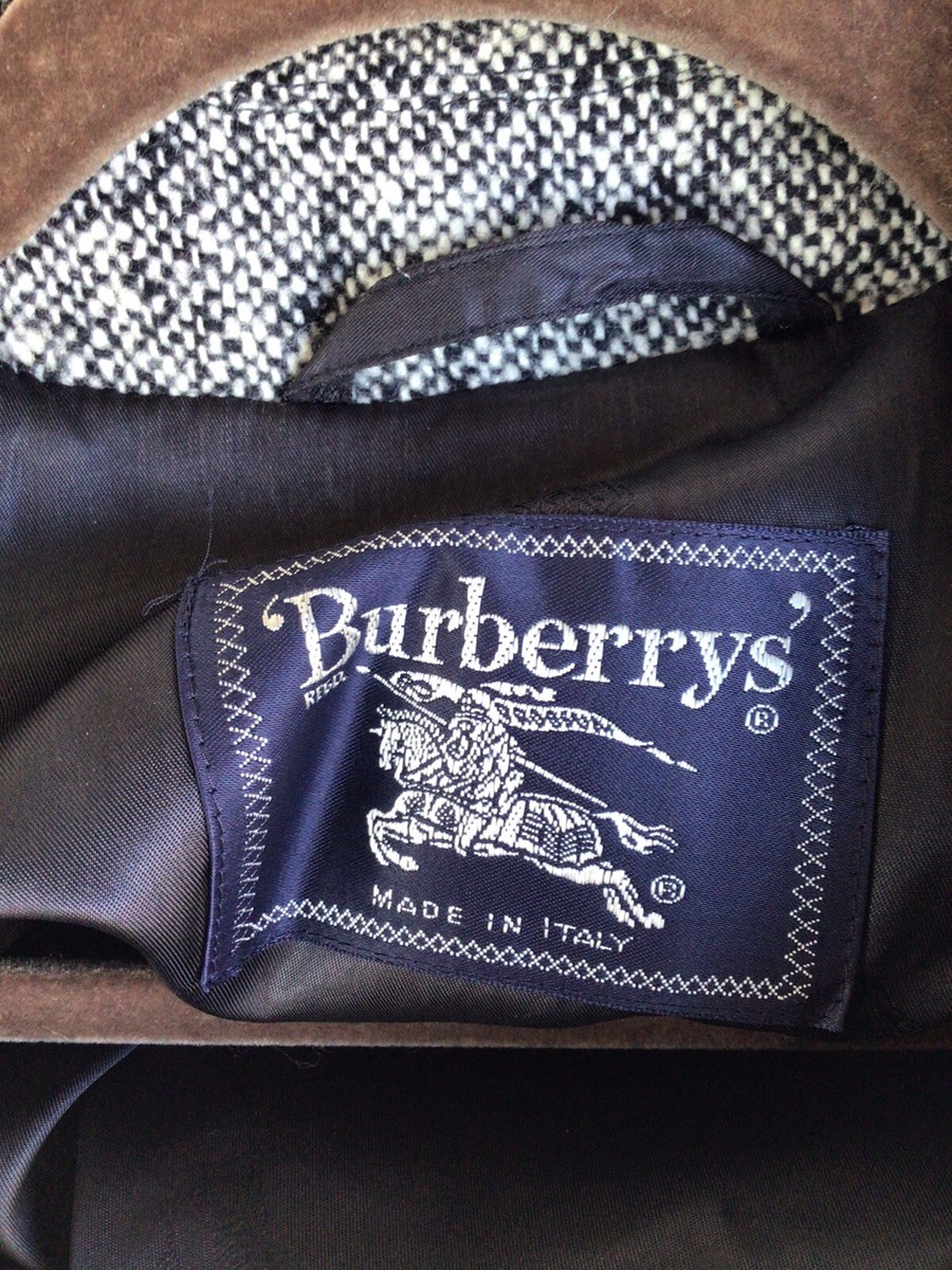 Vintage BURBERRY Prorsum 100% Wool Tweed Coat Jacket Woman's Vintage BURBERRY Prorsum 100% Wool Tweed Coat Jacket Woman's