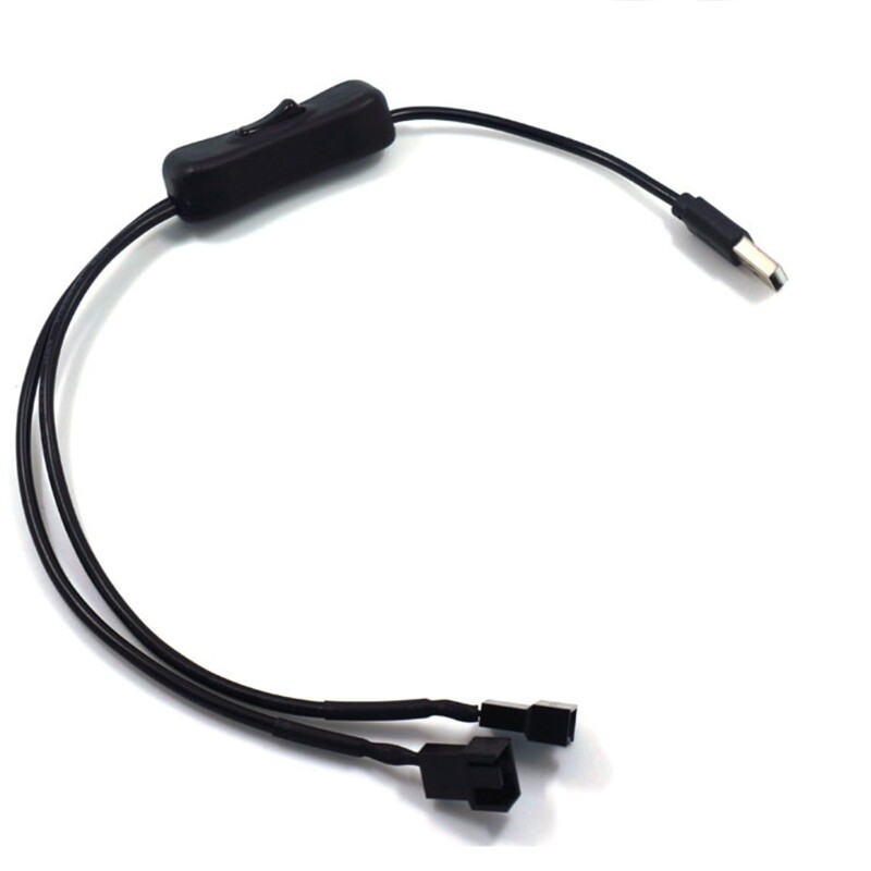 3-pins/4-pins USB PWM Converter - Case Fan Step-up Adapter 3-pins/4-pins USB PWM Converter - Case Fan Step-up Adapter