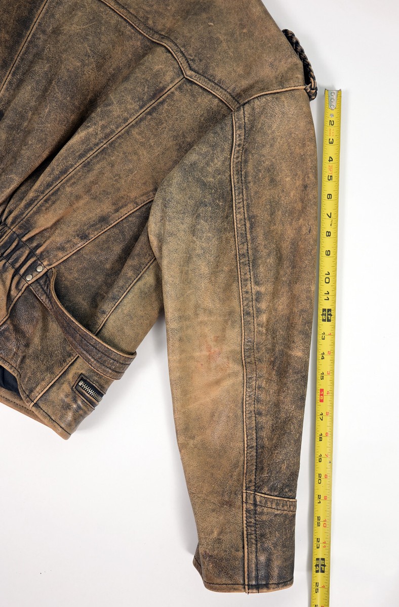ジャケット・アウター 80s chevignon Leather jacket brown s CHARLES CHEVIGNON Pilot Leather Jacket 1980s . Tan Leather