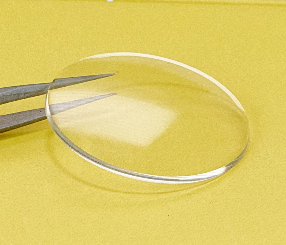 STERNKREUZ Snap In Cupola Acrilico Orologio Cristalli Vetro Ricambio 22mm-50mm - Immagine 4 di 4